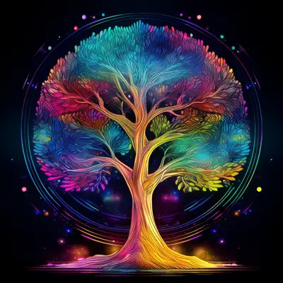 Glowing Pop Surrealist Illustration Prompt