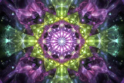 Kaleidoscopic Mirror Spectrum Base Prompt
