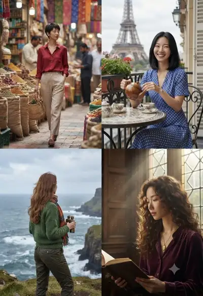 Four-Panel Lifestyle Collage