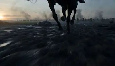 Realistic Medieval Cavalry Battle Cinematic Prompt