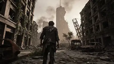 Post-Apocalyptic Survivor Cinematic Shot