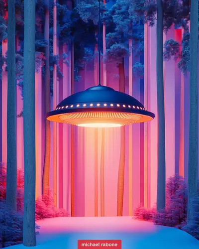 UFO or Hanging Lamp Midjourney Prompt