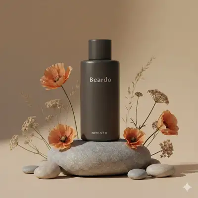 Minimalist Natural Skincare Product Photography
