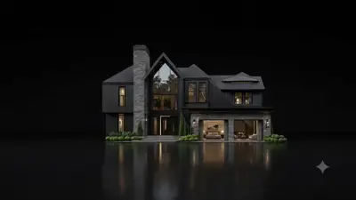 Luxury House Builder UI Animation Video Prompt