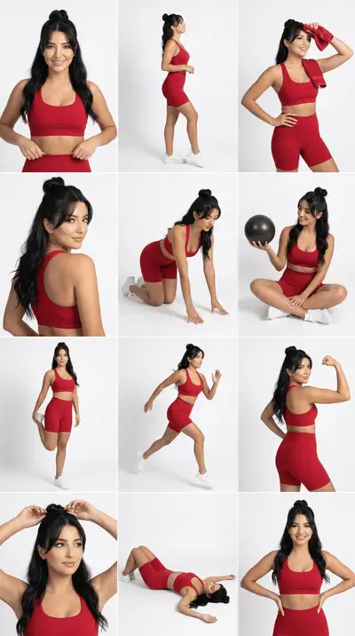 NanoBanana Pro Activewear Grid Identity Lock Prompt