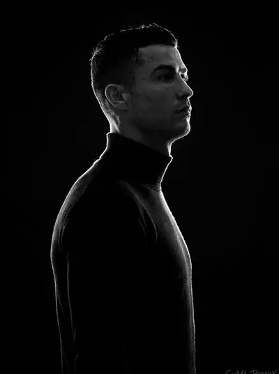 High-Contrast Rim Light Portrait from Darkness