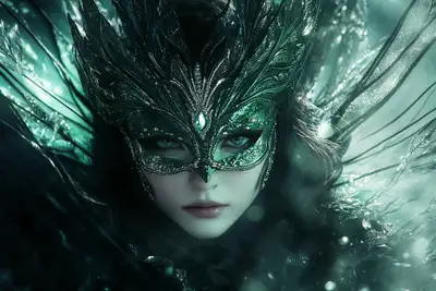 Moonlit Faerie Masquerade Art Prompt