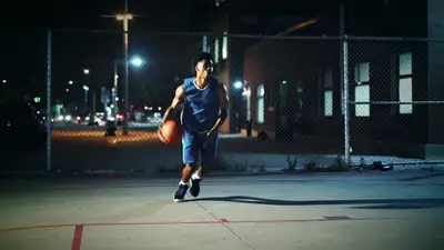 Real-time speed basketball dunk