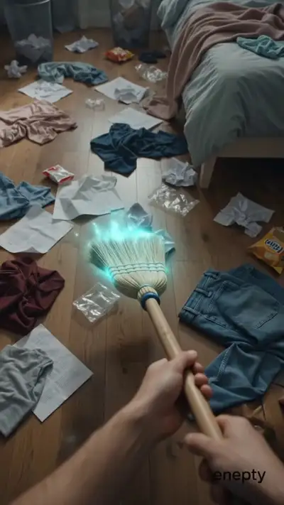 Magic Broom POV Cleaning Transformation