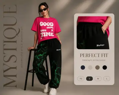 Gen Z Fashion Advertisement in Gucci-Style Editorial Layout