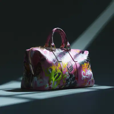 Graffiti Luxury Handbag Editorial
