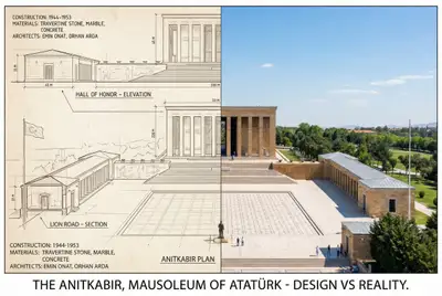 Generator für Vergleich von Architekturskizze und Foto