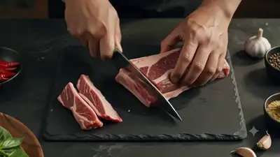 Gegrillte Rinderrippen (Iga Bakar), kinematografischer Food-Zeitraffer