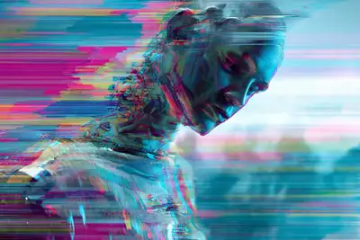 Prismatic Glitch Illusion Base Prompt