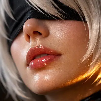 2B Inspired Cinematic Close-Up Character Portrait