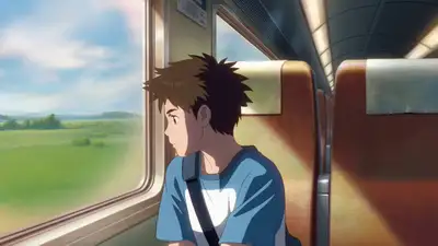 Anime train dreamscape