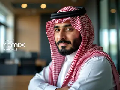 Saudi Businessman Portrait Prompt