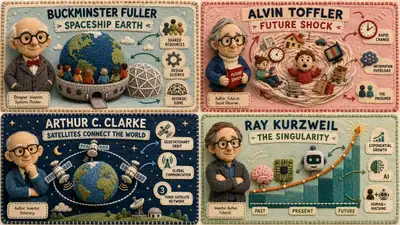 Modèle de diorama infographique en peluche tricotée douillette