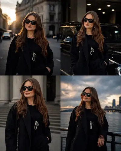 Cinematic Street-Style Fashion Portrait