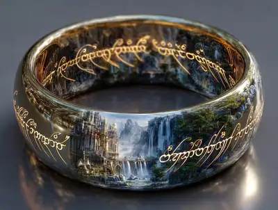 One Ring Cross-Section with Fantasy World