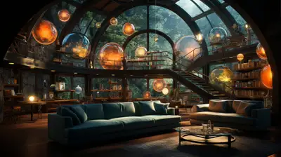 Projection Mapping Minimalist Home Planets