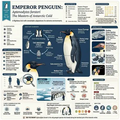 Master Infographic Prompt for Educational Animal Fact Sheets