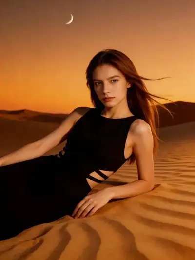 Cinematic Luxury Fashion Campaign Photo Prompt
