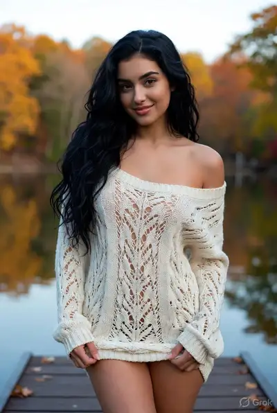Autumn Lakeside Portrait Prompt