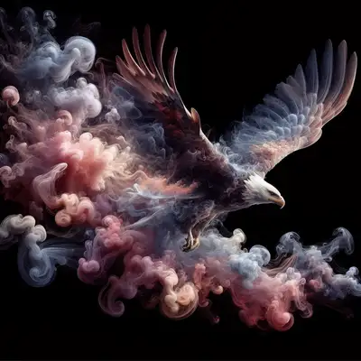 Digital Smoke Art Prompt