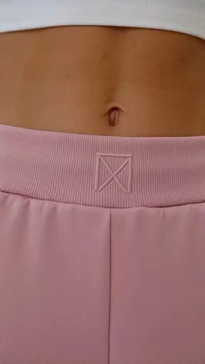 Cinematic Fashion Ad for Pink Joggers