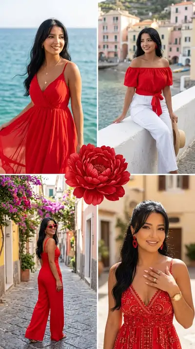 Summer Fashion Mood-Board Collage Prompt