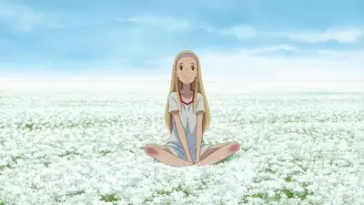 Anime Dream Sequence: Girl Dissolving into Starlight