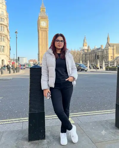Realistic London Travel Photo with Identity Lock