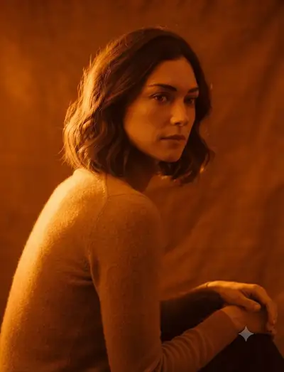 Cinematic Golden Portrait Prompt