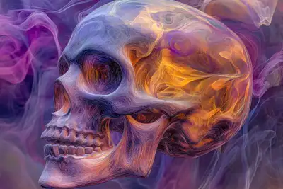 Solarized Psychedelic Portrait Prompt