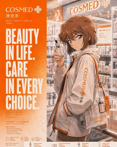 COSMED x Anime Poster Prompt