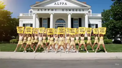 Sorority Dance Cinematic Video Prompt