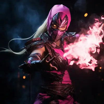 Barbie as PS5 Mortal Kombat Fighter