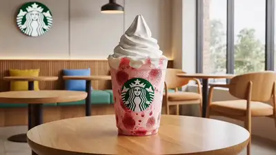 Coffee Bean Morphing into Starbucks Drinks
