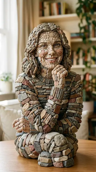 Stone Figurine Sculpture Image Prompt