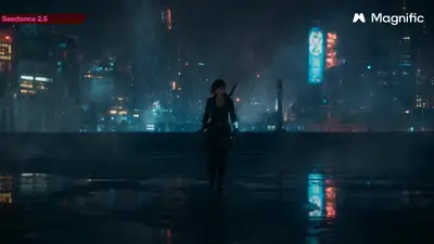 Guerrier Urbain Combat Sur Les Toits Vidéo Cinématique