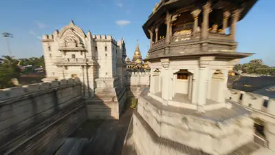 FPV Cinematic Video of Ancient Indian Gahadavala Dynasty
