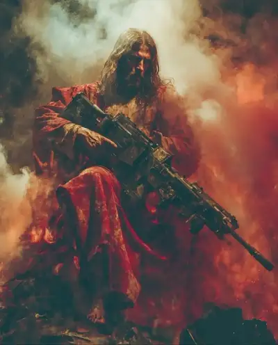 Cinematic Fantasy Warrior Portrait