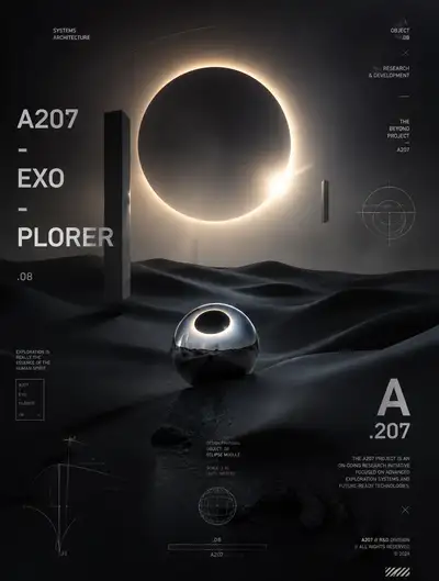 Surreal Black Desert Eclipse Scene