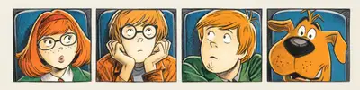 Comic Strip Style Reference for Midjourney