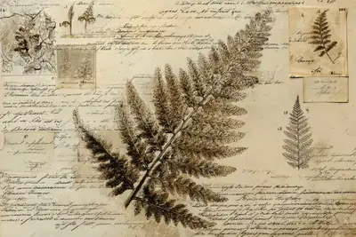 19th-Century Botanical Diagram Prompt