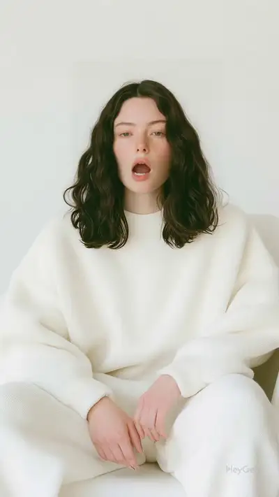 Midjourney Minimalistic Fashion Studio Portrait