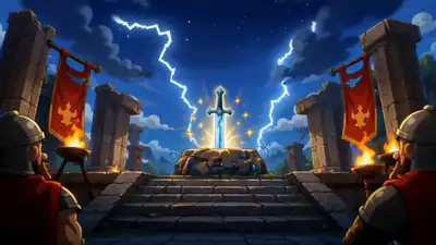 Legendary Sword Comedy Animation Prompt