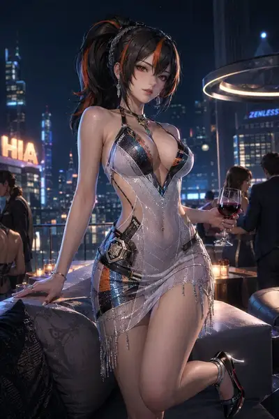 Prompt de Moda de Personaje de Microvestido de Alta Costura de Ultra Lujo