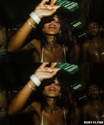 Filmagem portátil de rave na selva de Tulum, Runway